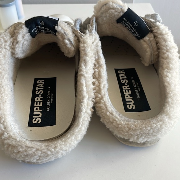 Size 38, Slip-On Golden Goose Sneakers w/ semi-sherpa lining - Picture 3 of 4